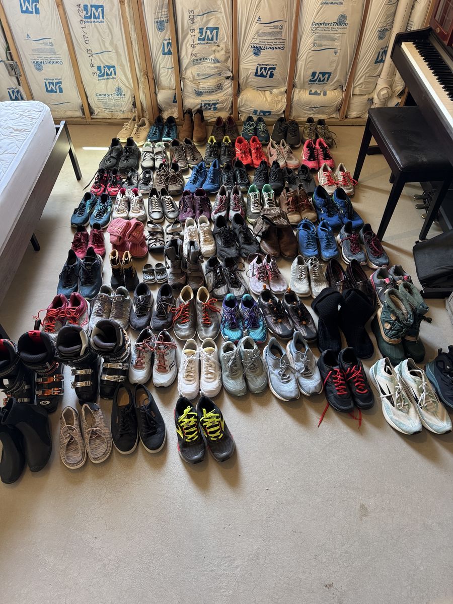 eBay used shoe liquidation lot