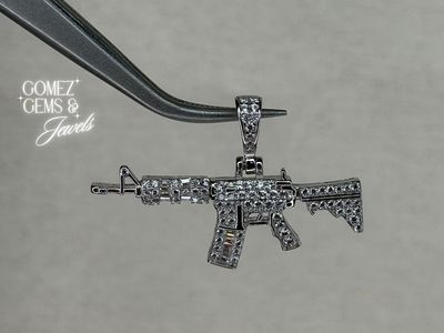 Sterling Silver AR15 Pendant