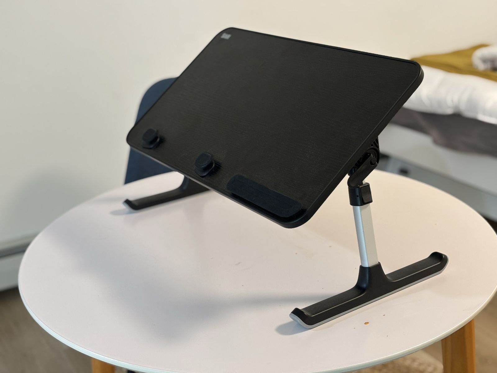 Adjustable Portable Laptop Stand, Black/Silver, Ergonomic Design