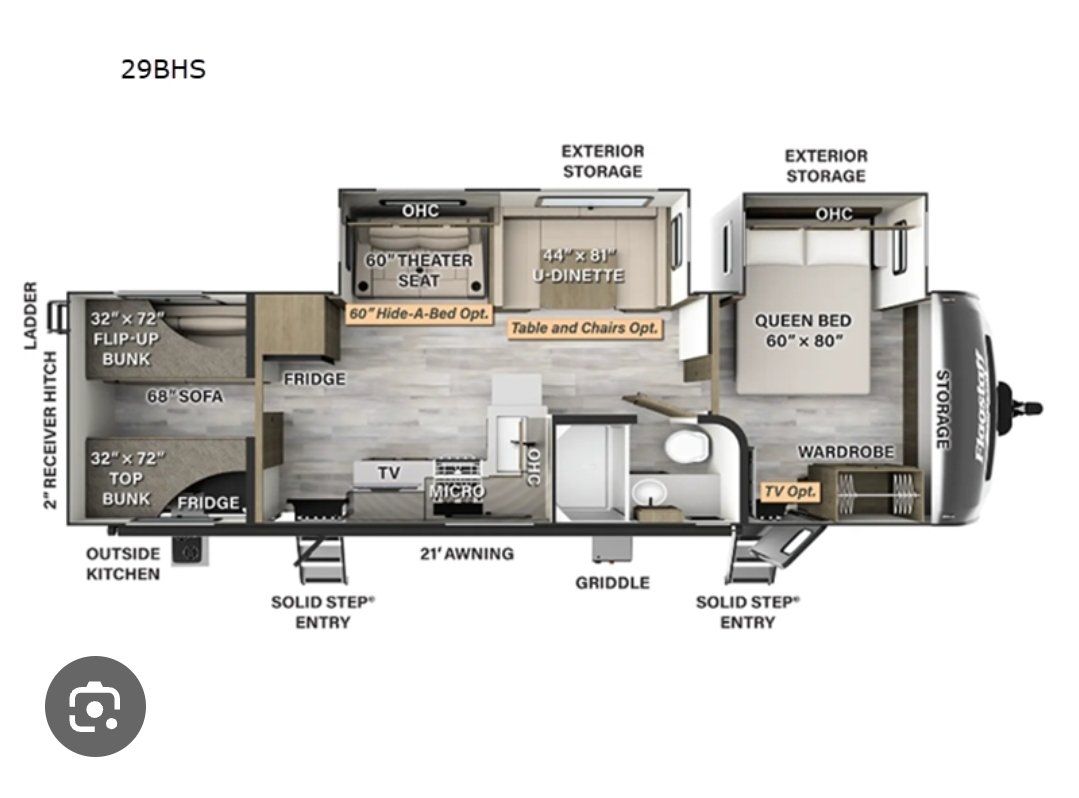 2019 Flagstaff Super Lite 29BHS