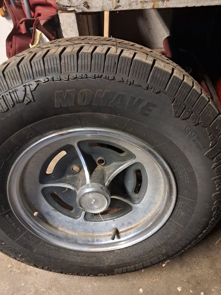 4 new never drove on235/75/15 tires