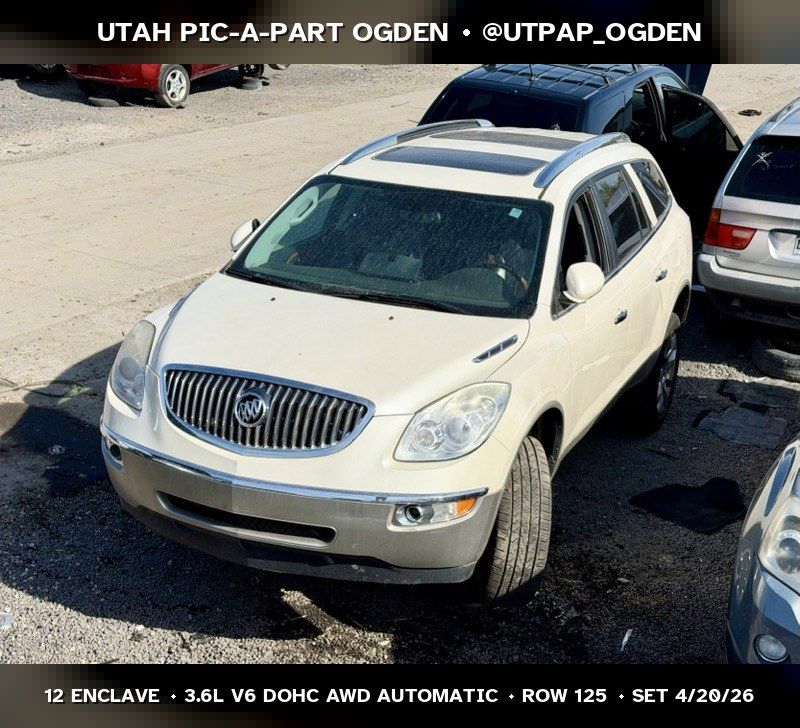 2012 Buick Enclave Parts - UTPAP Ogden