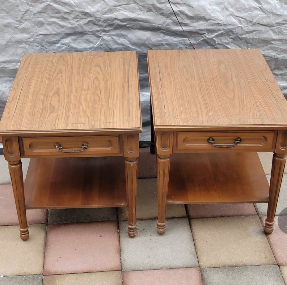 Vintage Mersman End Table Set