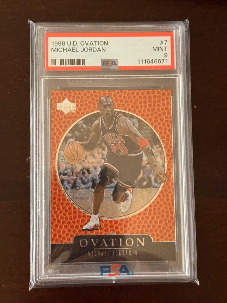 1998 UD Ovation Michael Jordan #7 PSA 9