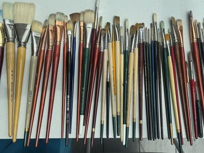 oil brushes