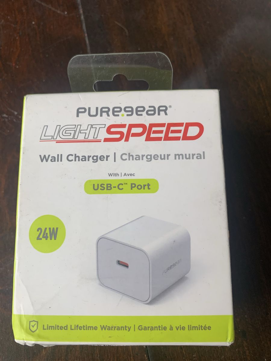 Light Speed Wall Charger, Usb-c, Fast Charger