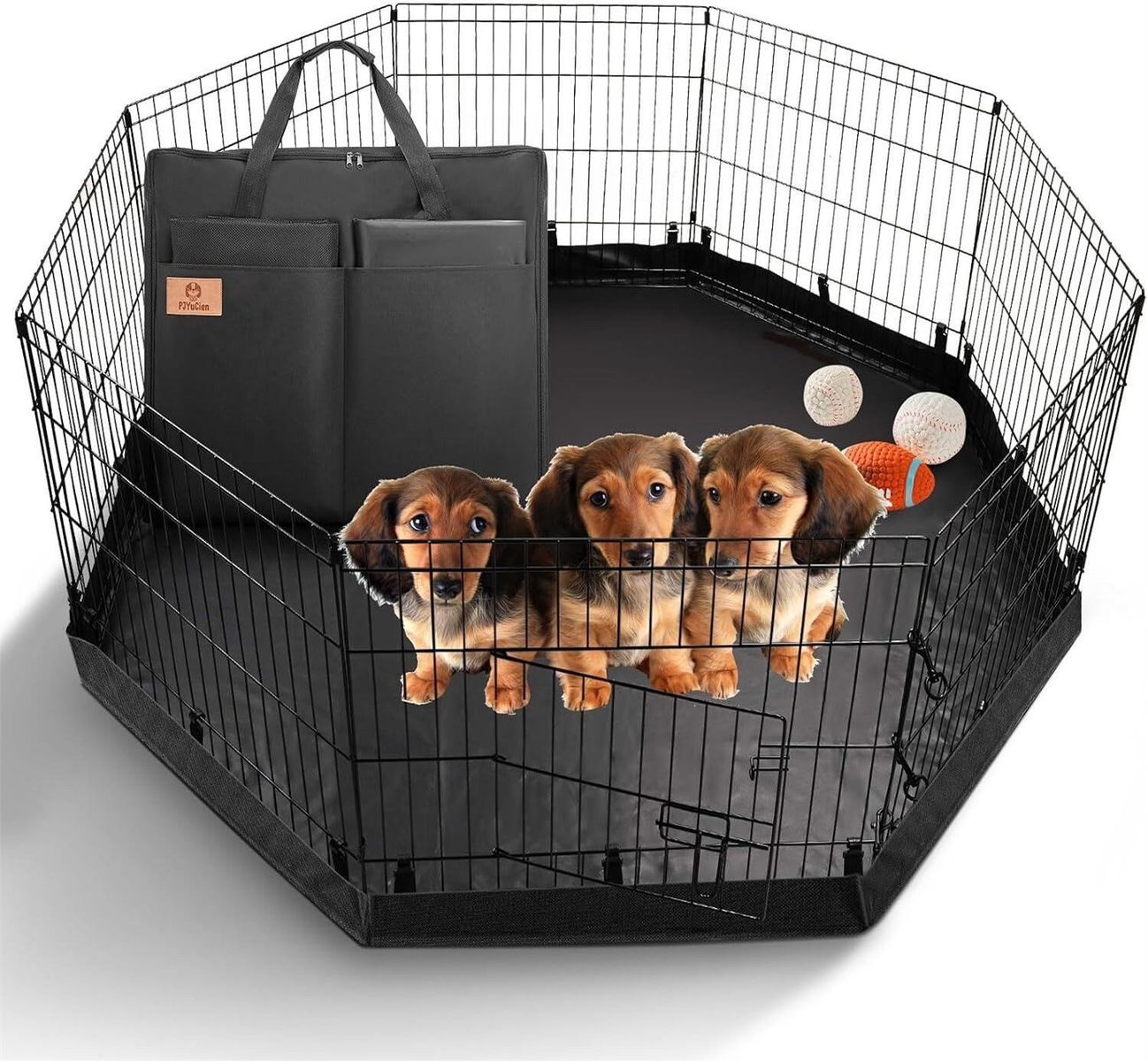 Puppy Playpen 8 Panels 24"H Dog Playpen