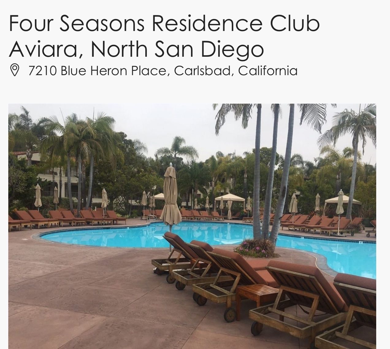 Four Seasons Condo Week