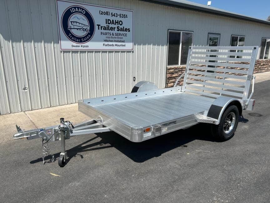 2025 Hillsboro Aluminum Utility Trailer 78x10 Utility Trailer with Single Tailgate