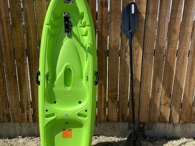 Lifetime Wave 6' Youth Kayak Includes Paddle And Fishing Setup