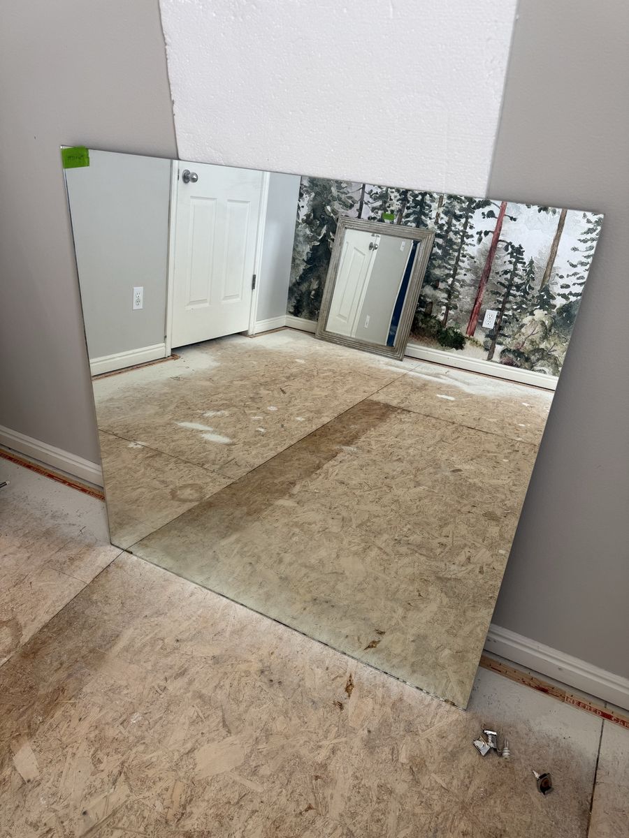 Frameless Bathroom Mirror