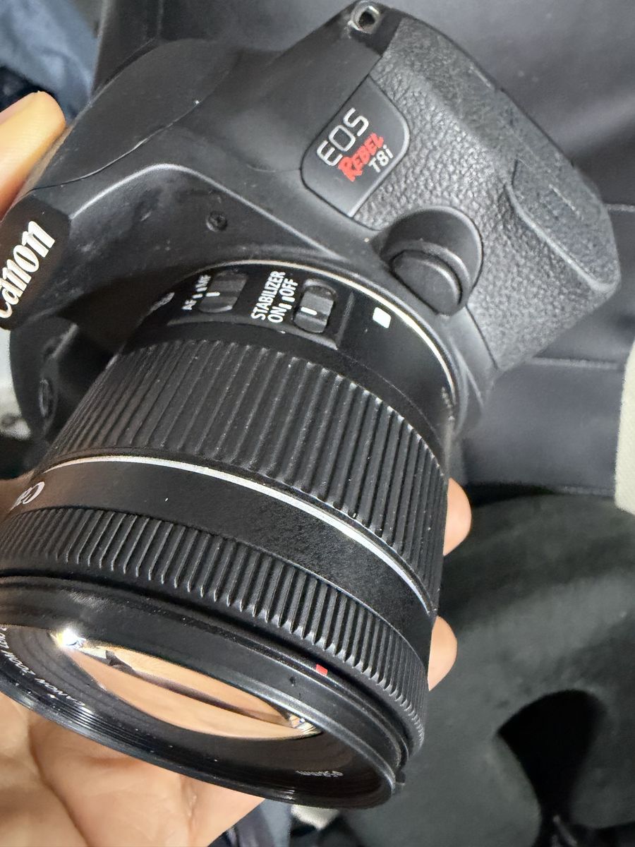 Canon T8i With Lens 18-55mm