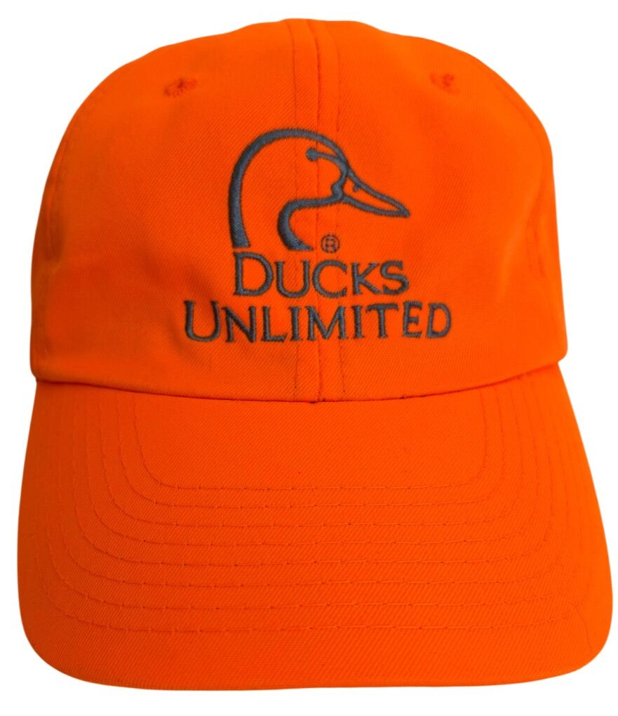 Ducks Unlimited Hunter Orange Adjustable Hat