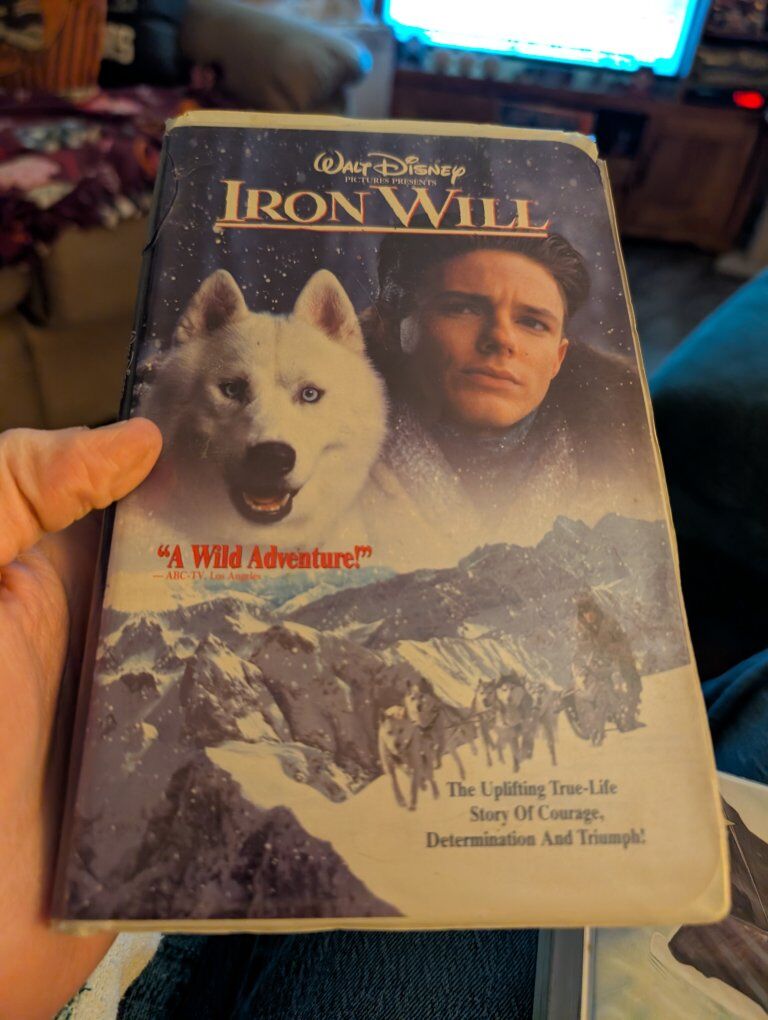 Walt Disney Iron Will VHS tape