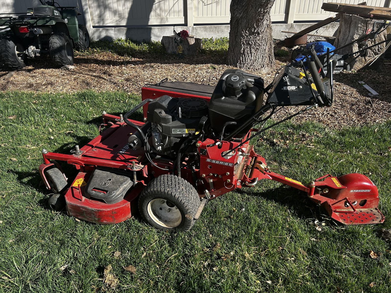 Commercial Exmark 48" Mower And 32" Stand-on