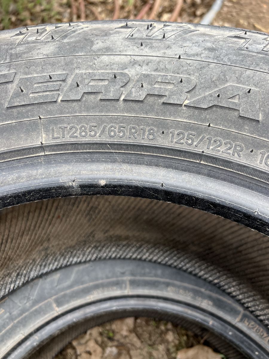 285/65R18 nitto terra grappler A/T $400 OBO