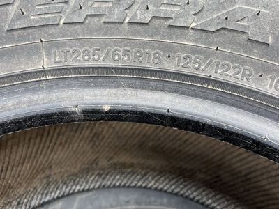 285/65R18 nitto terra grappler A/T $400 OBO