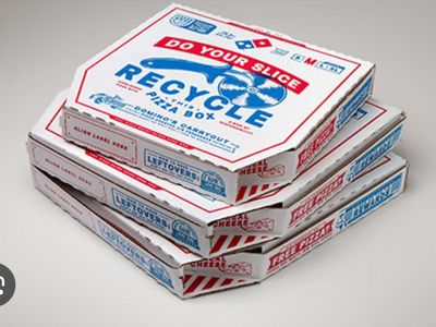 2 large dominos sausage pizza read description
