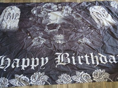 Happy Birthday Banner Backdrop