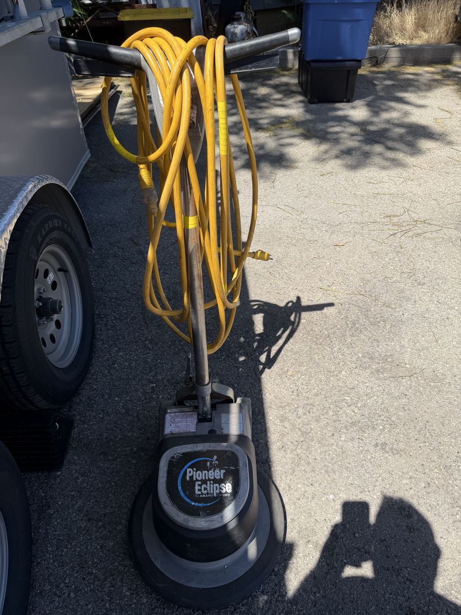 Pioneer Eclipse Floor Buffer Scrubber Machine w/ Pads & Brushes Commercial Grade
