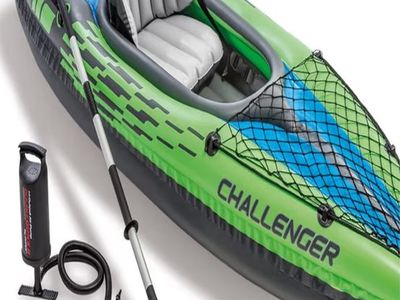 Intel Kayak with seat and paddle pumo and bag I have. Two kaysks