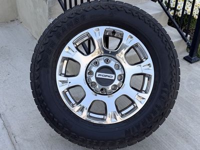 Ford F350 Rims and Tires 295/60R20 Open Range