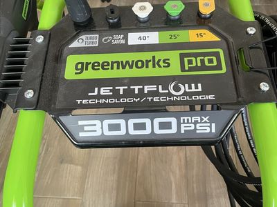 Greenworks electric power washer
