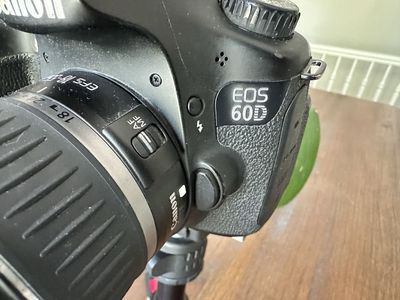 Canon 60D with lens