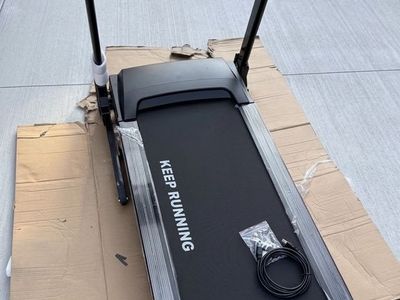 Brand New Open Box Electric Folding Treadmill with Auto Incline & Bluetooth(Model JK1205-4) delivery available.