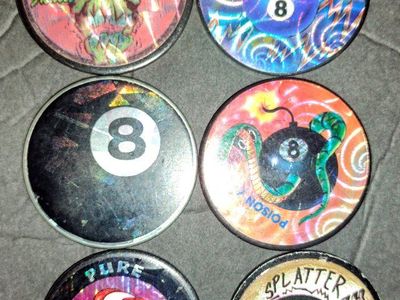 Huge 1990s Pog & Slammer Collection – 500+ Pieces