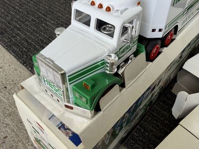 HESS 1993 Toy Truck & Helicopter w/ Original Box - Limited Edition Collectible