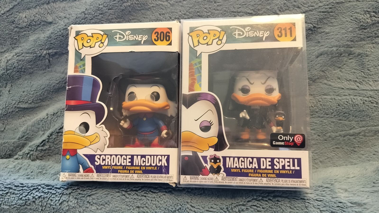 2017 Funko Pops "Duck Tales" Scrooge McDuck and Magica DeSpell Prices in the Description
