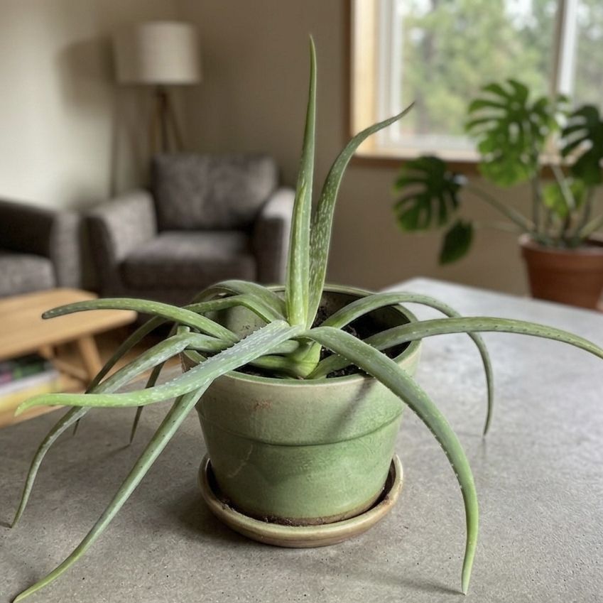 Mature Live Aloe Vera Plant in Pot