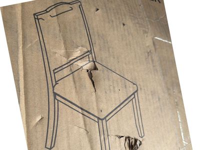 4 NEW IN THE BOX dining chair set brown color 4 SOLD AS A SET
