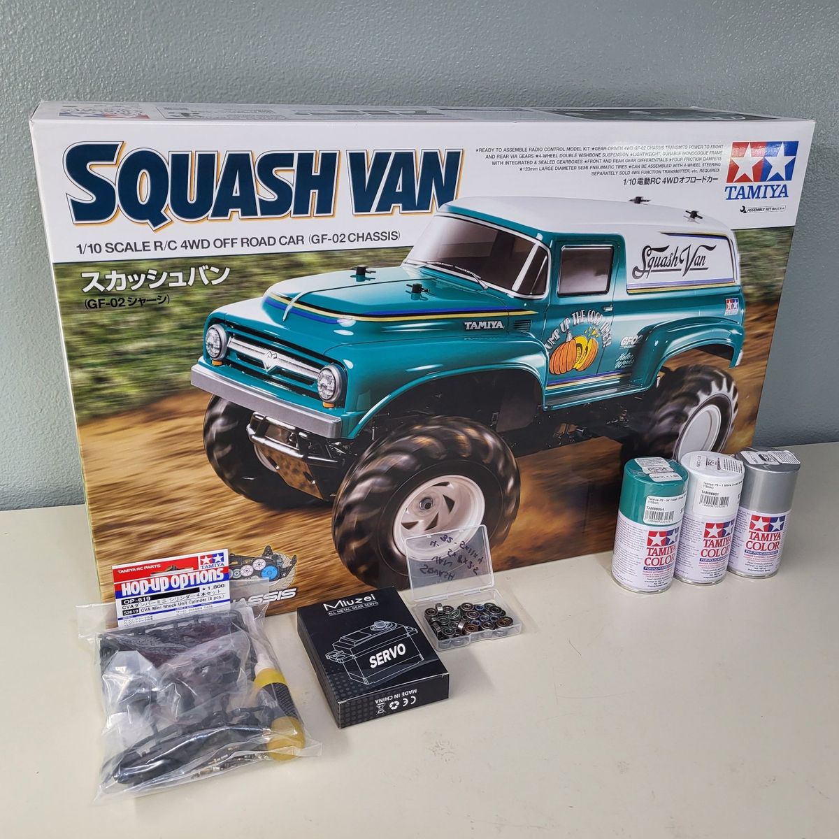 Tamiya Squash Van unbuilt bundle