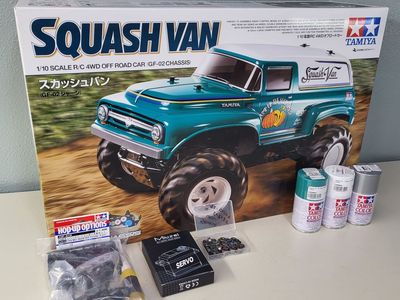 Tamiya Squash Van unbuilt bundle