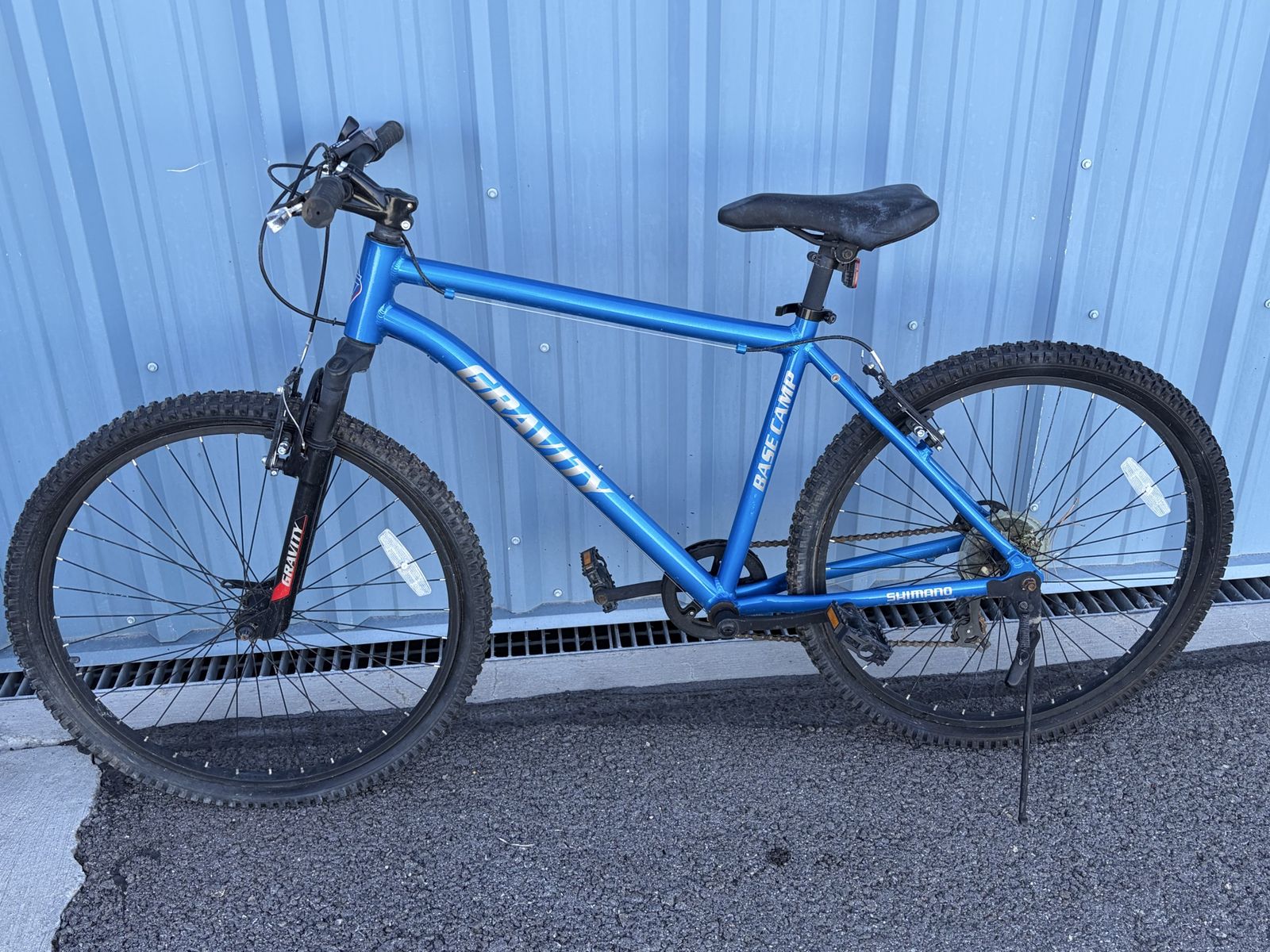 Gravity Base Camp Blue Mountain Bike with Shimano Components