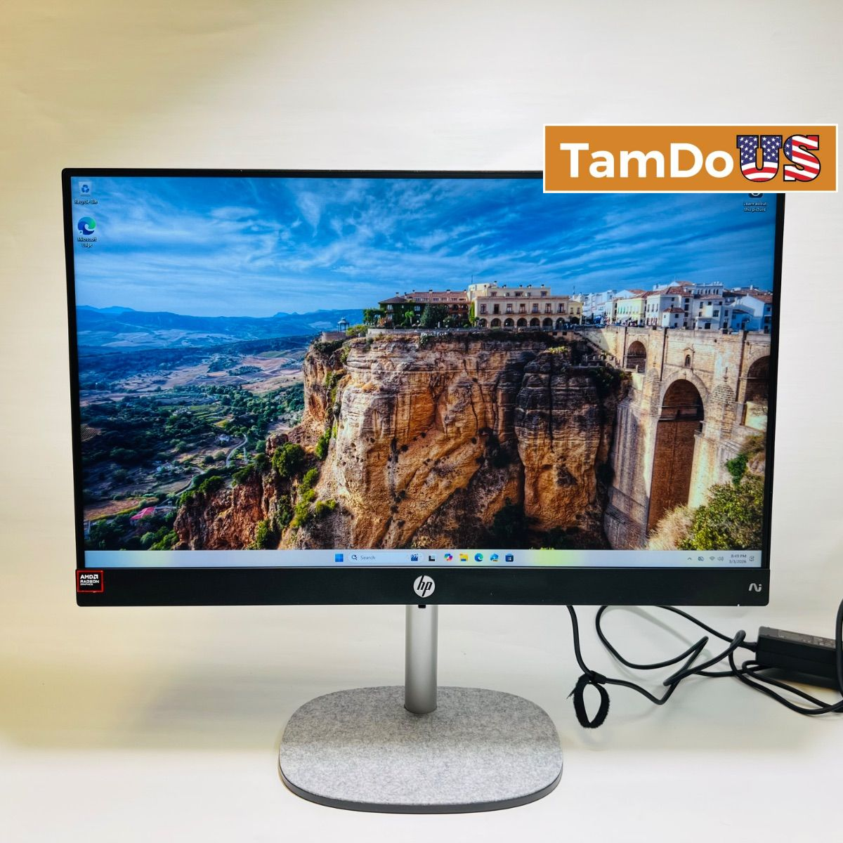 HP All-in-One Copilot+PC, 24" FHD Touch, AMD Ryzen AI 5 340, 16GB, 512GB SSD