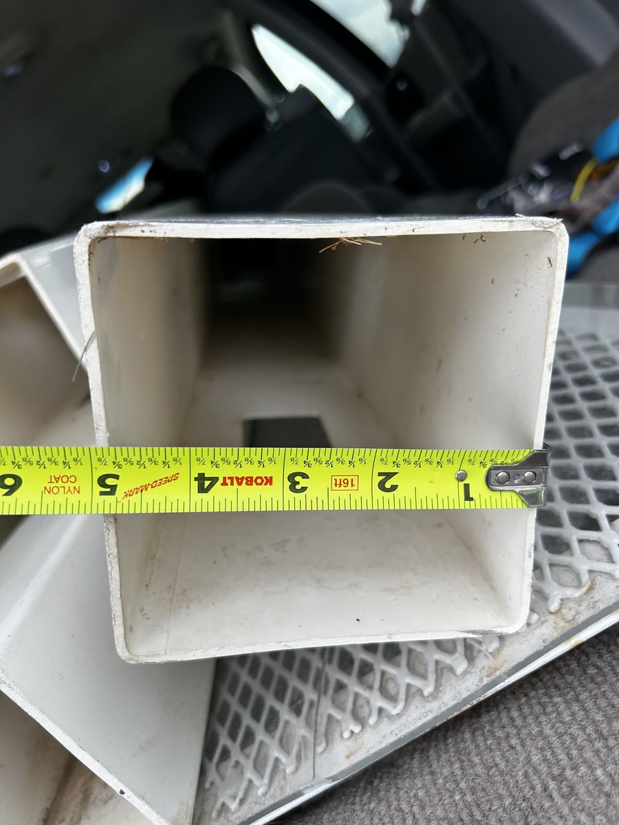 PVC fence posts