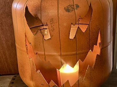 Hand Made Pumpkin Lantern