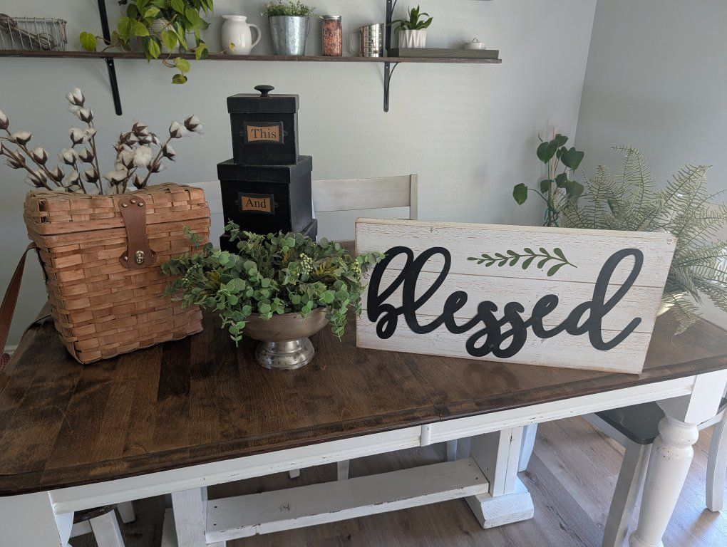 Darling rustic, farmhouse vintage decor. Can sell as a set or separately