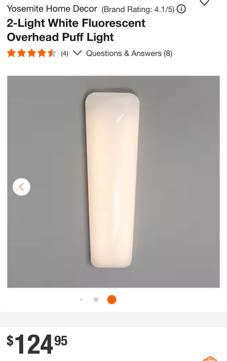 FREE Overhead Fluorescent Light With Broken Cover