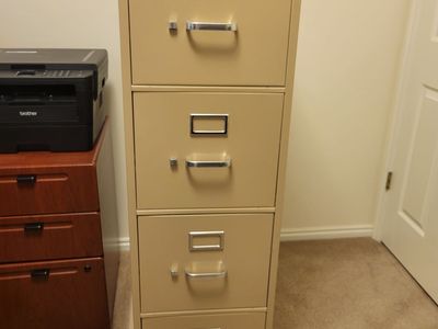 HON 4-Drawer Metal Filing Cabinet