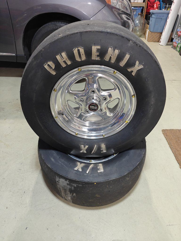 Weld Racing PROSTAR Wheels and Drag Slicks