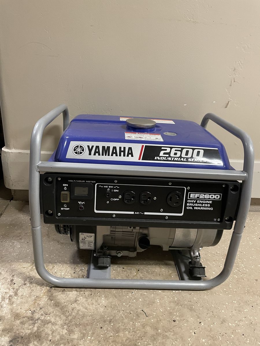 Yamaha 2600 generator 