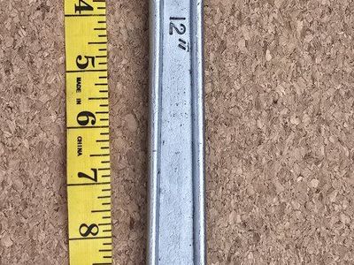 Vintage 12-Inch Adjustable Wrench Made in Spain