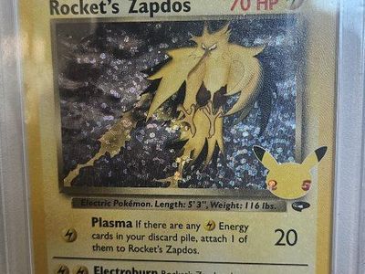 2021 Pokemon Celebrations Rocket's Zapdos Holo PSA 10 Gem Mint #15