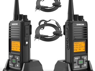 NEW SAMCOM FPCN10A-PRO Long Range 2 Way Radios, 2026 Upgrade High Power 3000mAh Walkie Talkies 2 Pcs`
