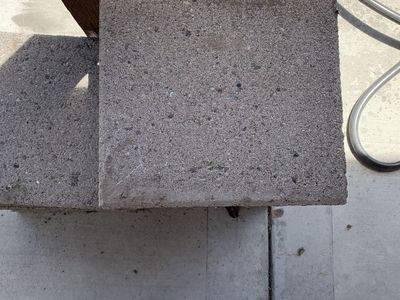 Cement stepping stones