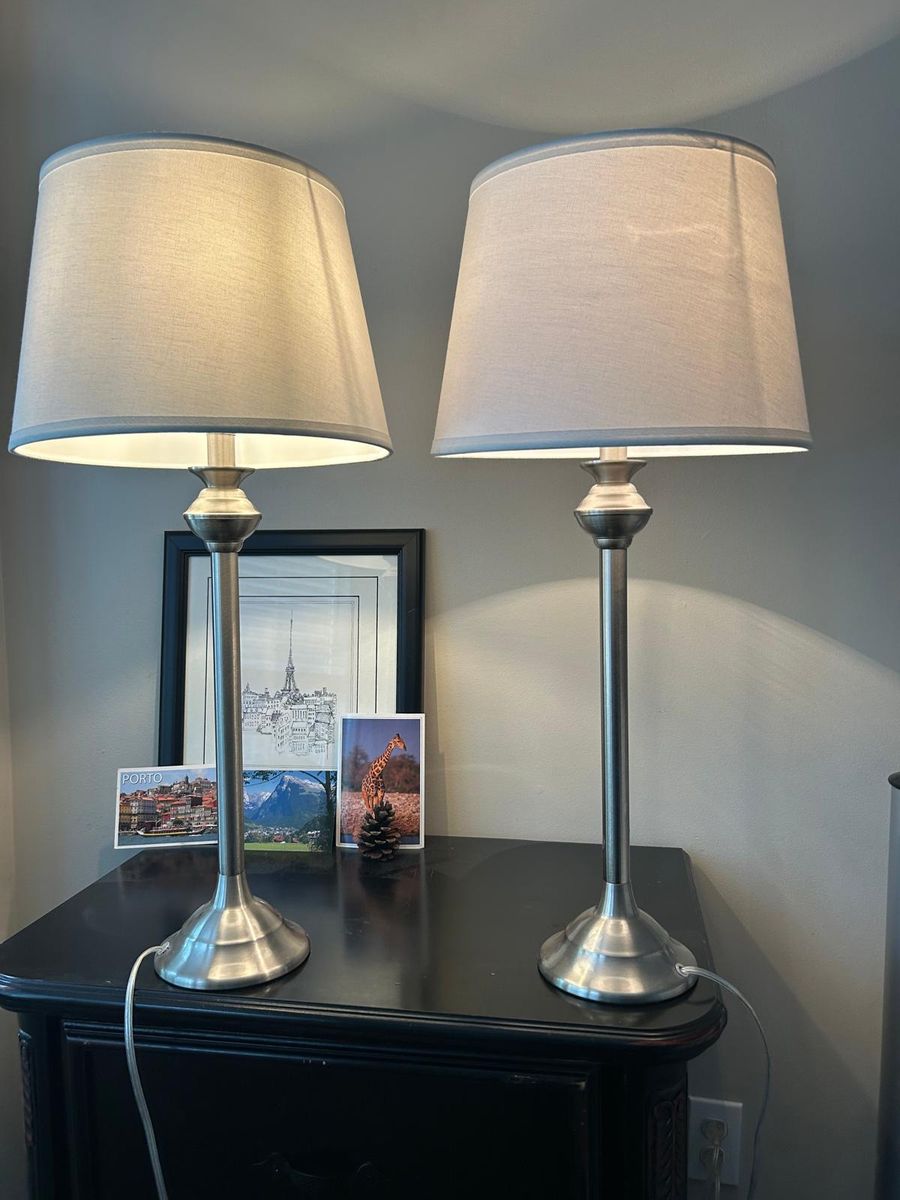 2 Matching Table Lamps – $10